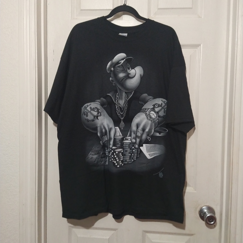 Popeye The Sailor Man  Stacking Up Chips TShirt